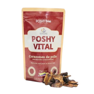 Corazones De Pollo - Snack Natural Para Perros y Gatos POSHY VITAL