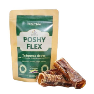 Tráqueas de Res Talla S Snack Natural Para Perros POSHY FLEX