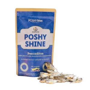  Mini Pescados Enteros Calcio Y Omega - Snack Natural Para Perros y Gatos - POSHY SHINE