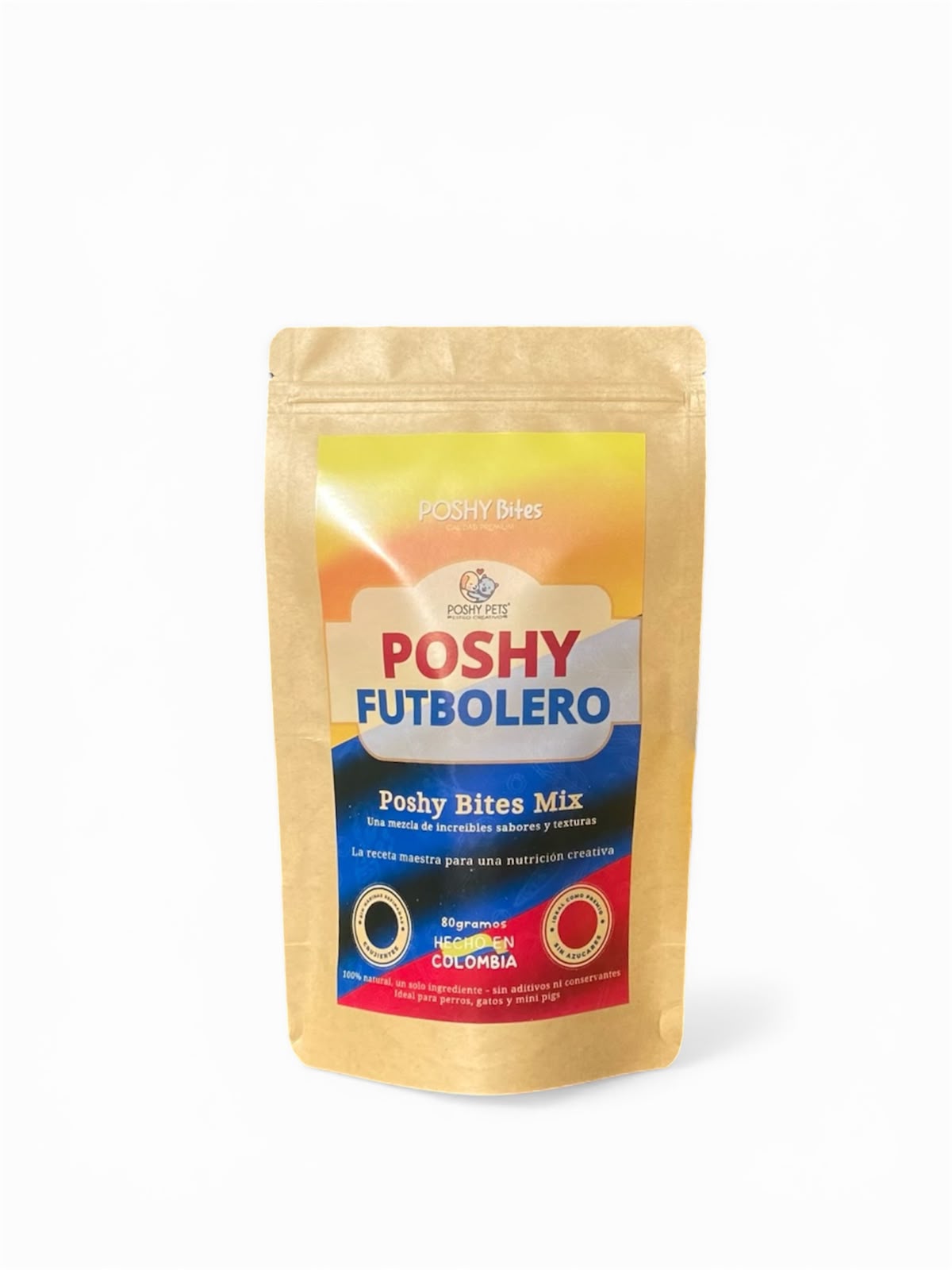 Poshy Mix Snack Natural Para Perros y Gatos POSHY FUTBOLERO